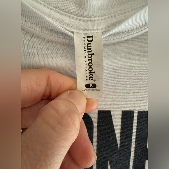 Dunbrooke Premium Clothing Tone Loc Wild Thing White T Shirt Size Small 90s Rap - Picture 2 of 7